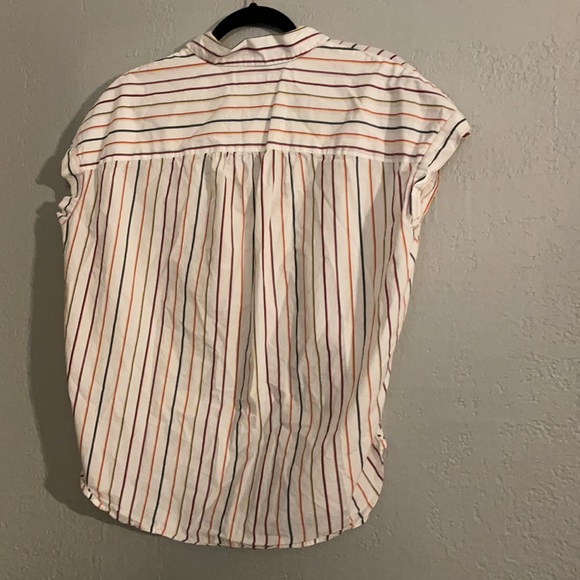 Madewell Central Shirt in Sadie Stripe - Picture 11 of 13